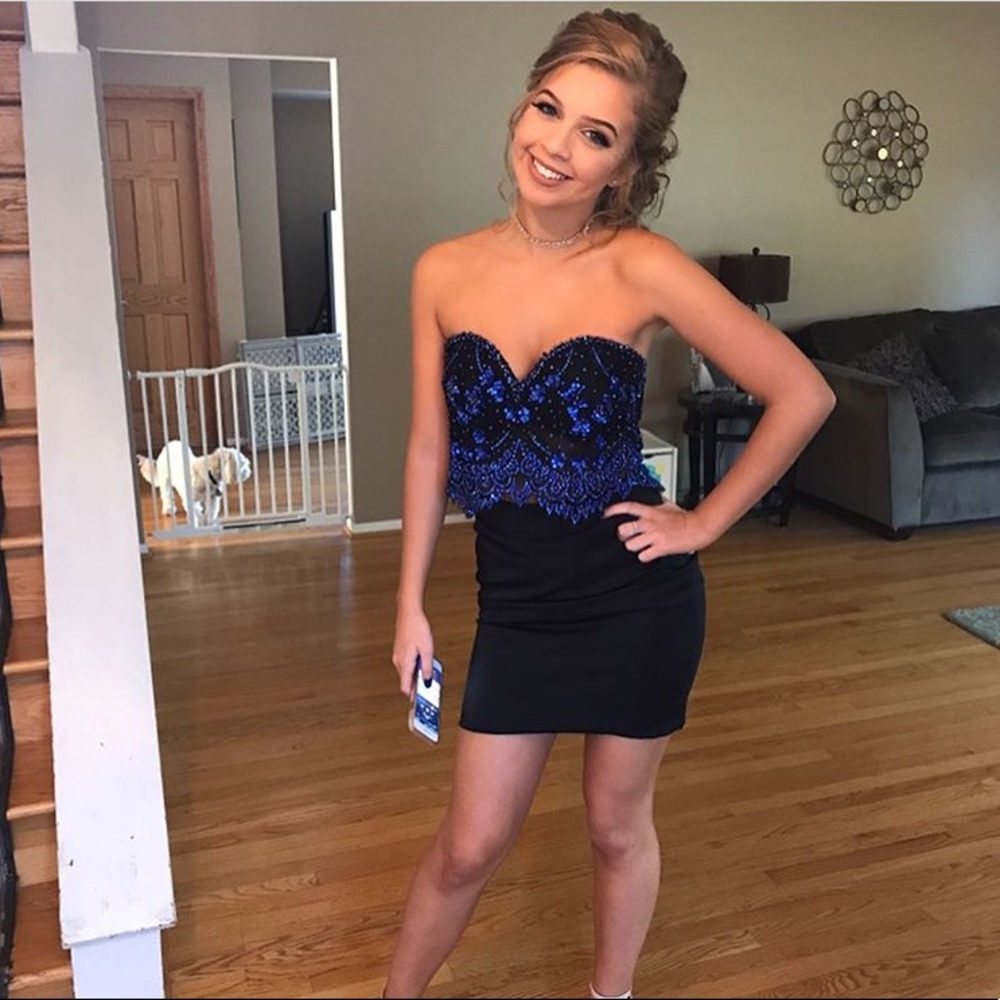 Two piece homecoming dress